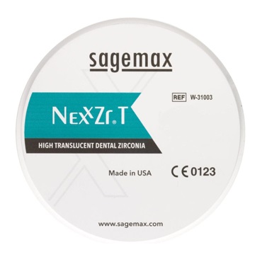 CIRCONIO SAGEMAX NexxZr T - Color A3 - 18 mms. - Ø 98,5