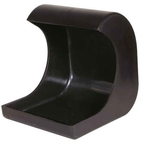 PANTALLA PARA PULIDORA - Goma - Sin orificio para tubo extractor
