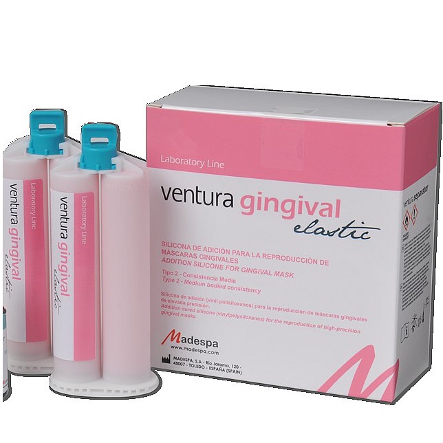 VENTURA GINGIVAL ELASTIC - (2x50 ml) + 12 puntas + separador