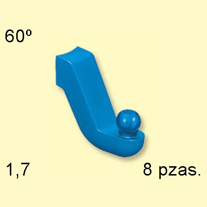 MACHOS OC  1,7 mm 60º (8 pzs)