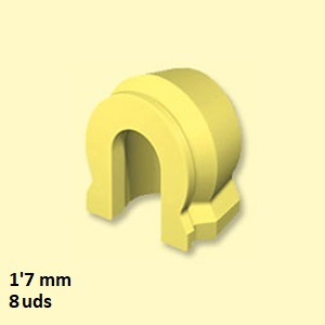 HEMBRAS SG AMARILLAS 1,7 mm  (8 pzs)