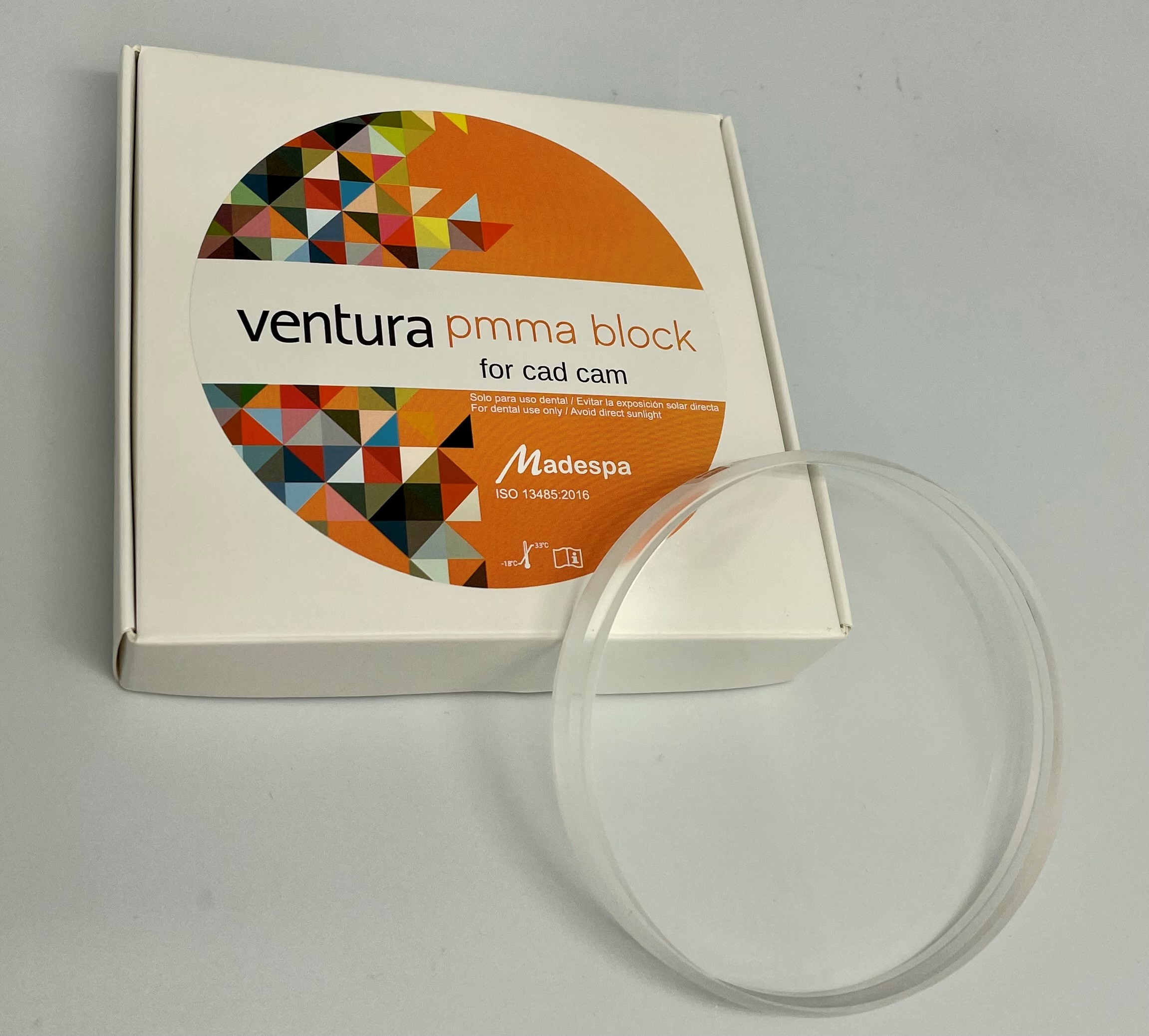 VENTURA PMMA BLOCK MONOCAPA - CLEAR - 98x16 mms.