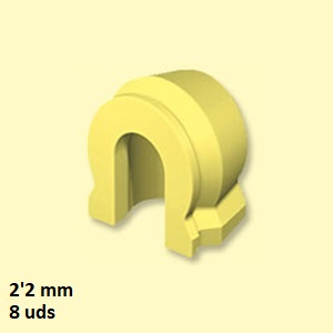 HEMBRAS SG AMARILLAS 2,2 mm  (8 pzs)