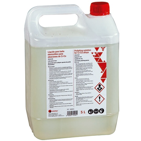 LIQUIDO PARA BAÑO ELECTROLITICO PARA Cr-Co - 5 L.