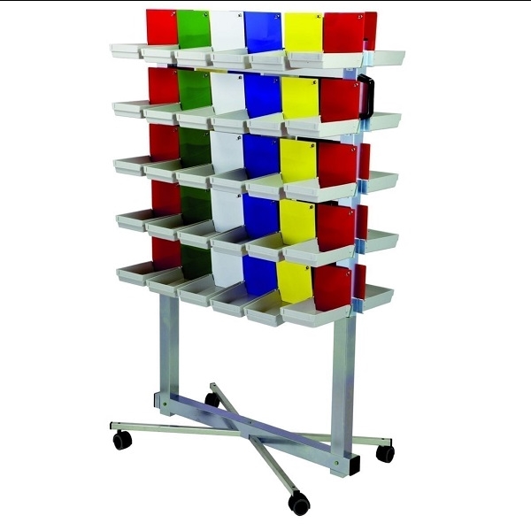 CARRO PARA BANDEJAS + 30 BANDEJAS PEQUEÑAS + 20 BANDEJAS GRANDES