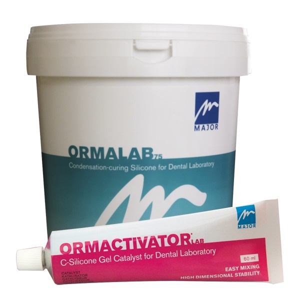 SILICONA ORMALAB 75  (1,6 kgs + 1 Catal.)