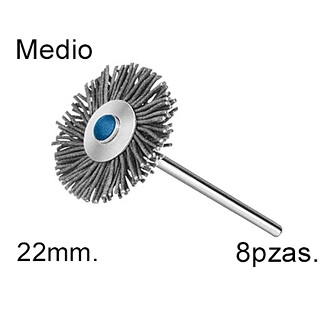 ABRASO FIX REDONDO Azul - Medio - (8 uds)