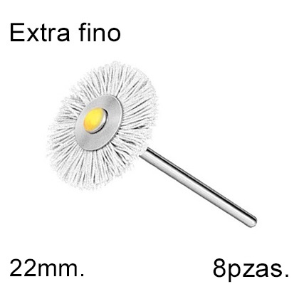 ABRASO FIX REDONDO AMARILLO 8 pz.