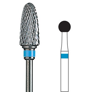 FRESA CARBURO TUNGSTENO - Bola 0.3/5 Dentado cruzado grueso-estándar (corte 10)