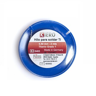 KIERO HILO PARA SOLDAR Ti (Ø 0,25mm, 2mts)