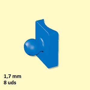 MACHOS SG 1,7 mm  (8 pzs)