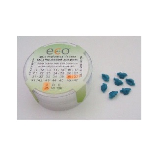 PREFORMA DE CERA HUECA 14/15A 100 UNDS