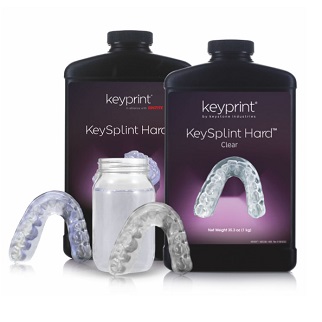 KeySplint Hard CLEAR 1 kg. CLASE IIa - (impresión de retenedores, férulas descarga y blanqueamiento)