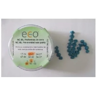 Preformas Eco-Cera - Caja de 50 bloques.