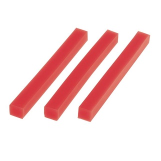 Cera YETI para mordidas en barra, dura, fresa, roja - 1850 grs.