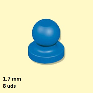 MACHOS UNIVERSALES 1,7 mm  (8 pzs)
