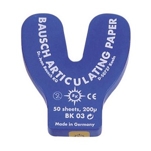 PAPEL ARTICULAR BK03 AZUL HERRADURA - 200 micras