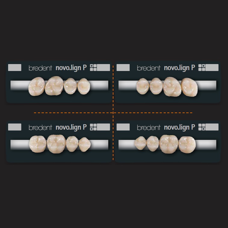 Carillas Posterior por cuadrantes Novo.Lign (4 pzs)