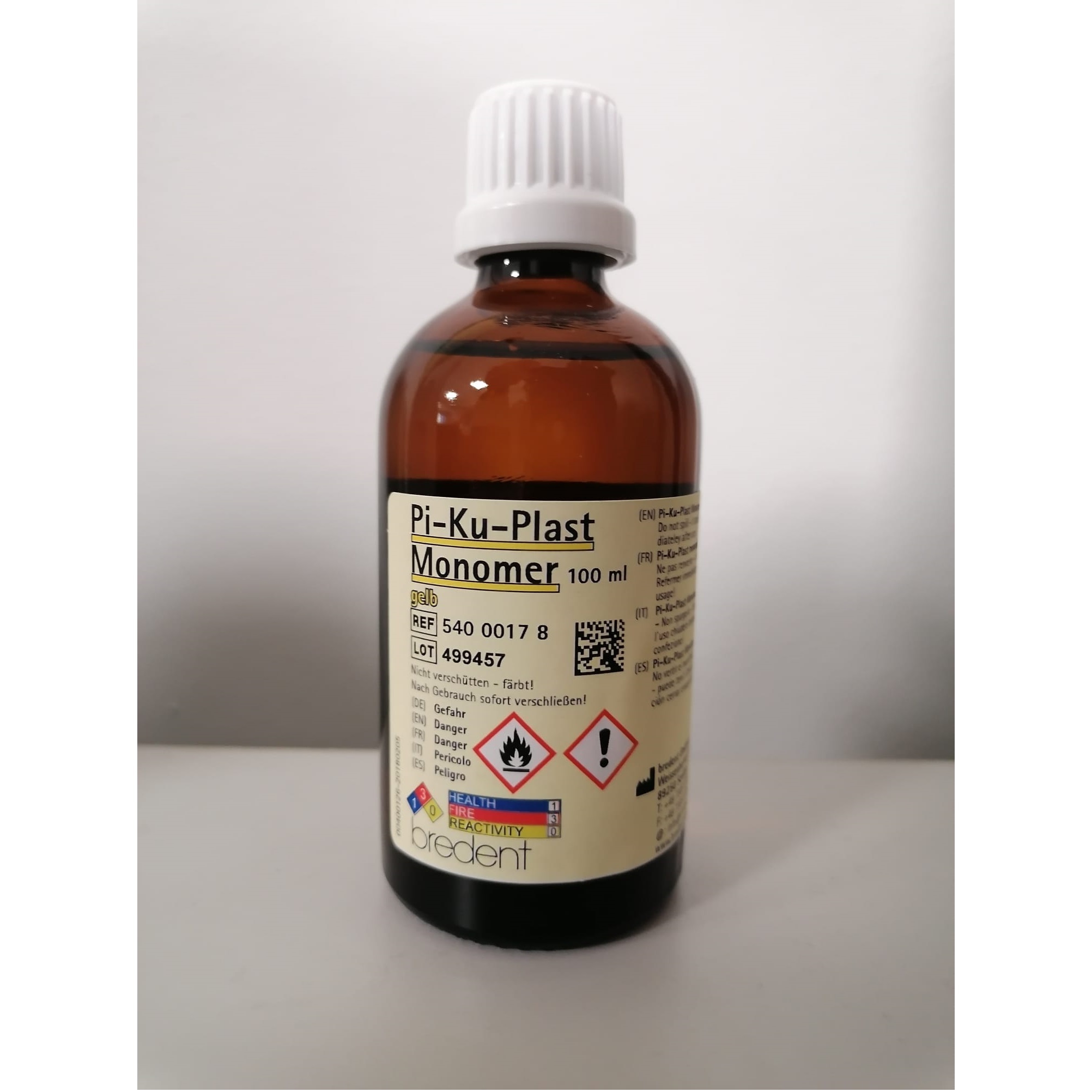 PI KU PLAST Líquido - Color Naranja - (100 ml.)