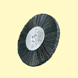 CEPILLO REDONDO NEGRO - Doble Hilera - 22 mms - (15 uds.)