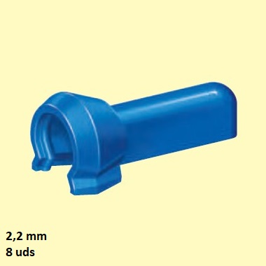 CAJA HEMBRA VKS-SG  2,2 mm  (8 uds)